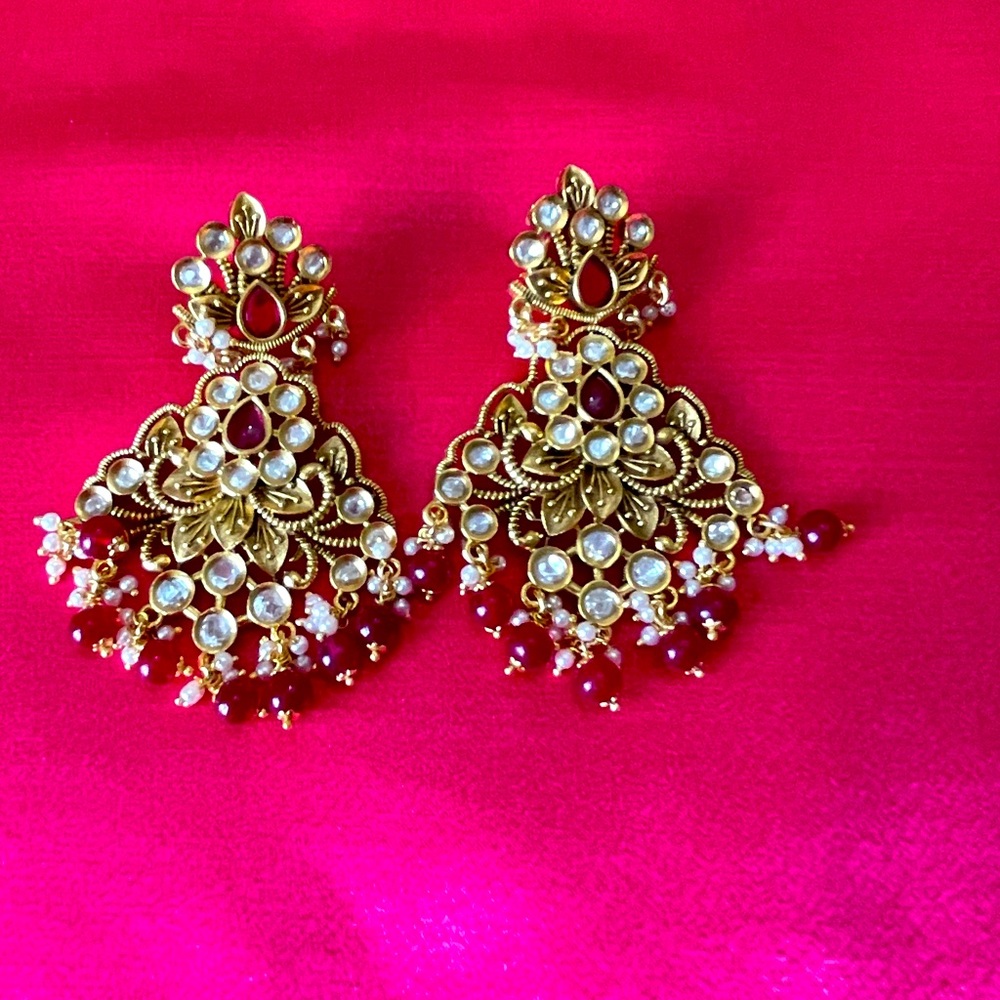 Ruby Earring Set